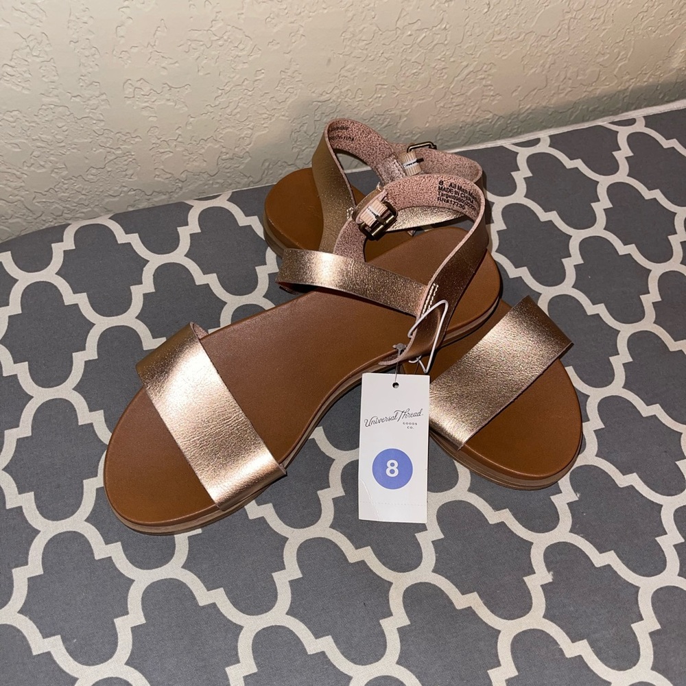 Gold sandals